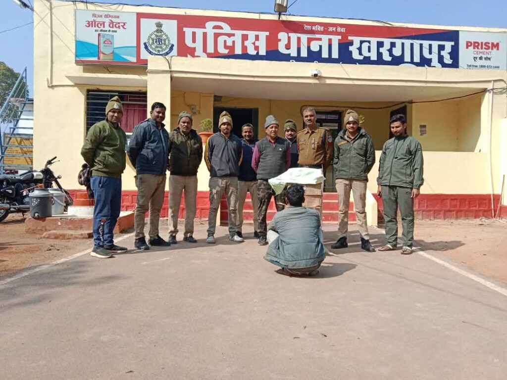 खरगापुर पुलिस की अवैध शराब के विरुद्ध बड़ी कार्यवाही